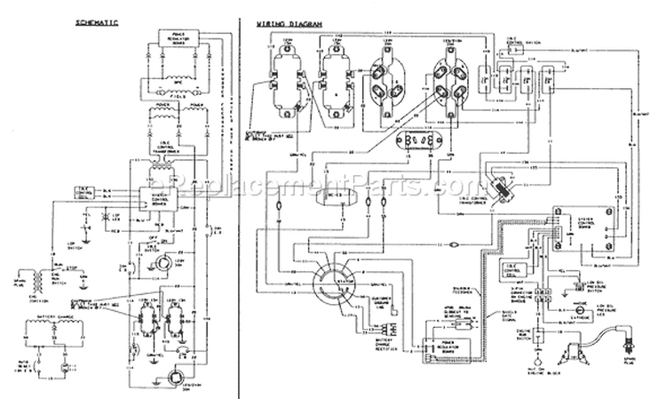 Page D Diagram and Parts List for 0567-0  Briggs and Stratton Generator